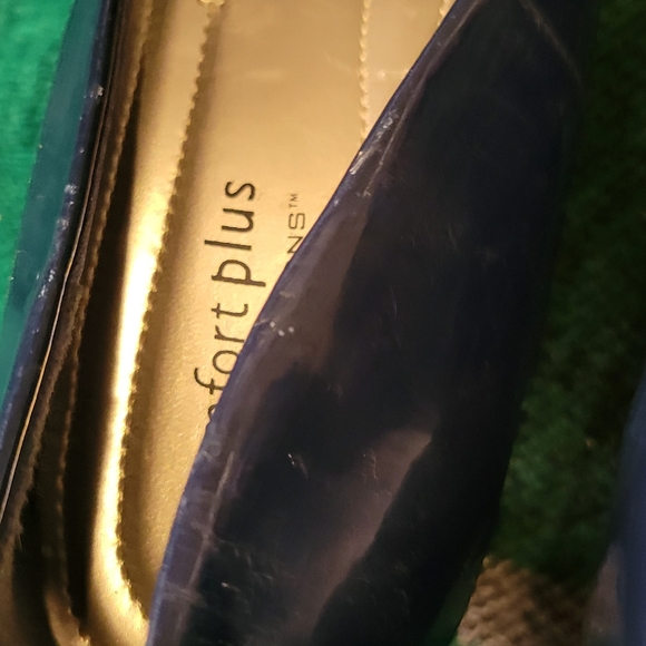 WOMENS COMFORT PLUS HEELS BLUE SIZE 8 - Picture 8 of 14